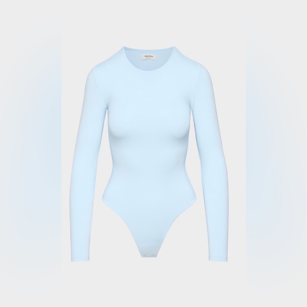 Aritzia Babaton Original Contour Prosperity Crew Long sleeve Bodysuit